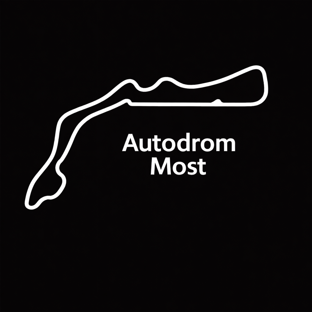 Mapa Autodromu Most